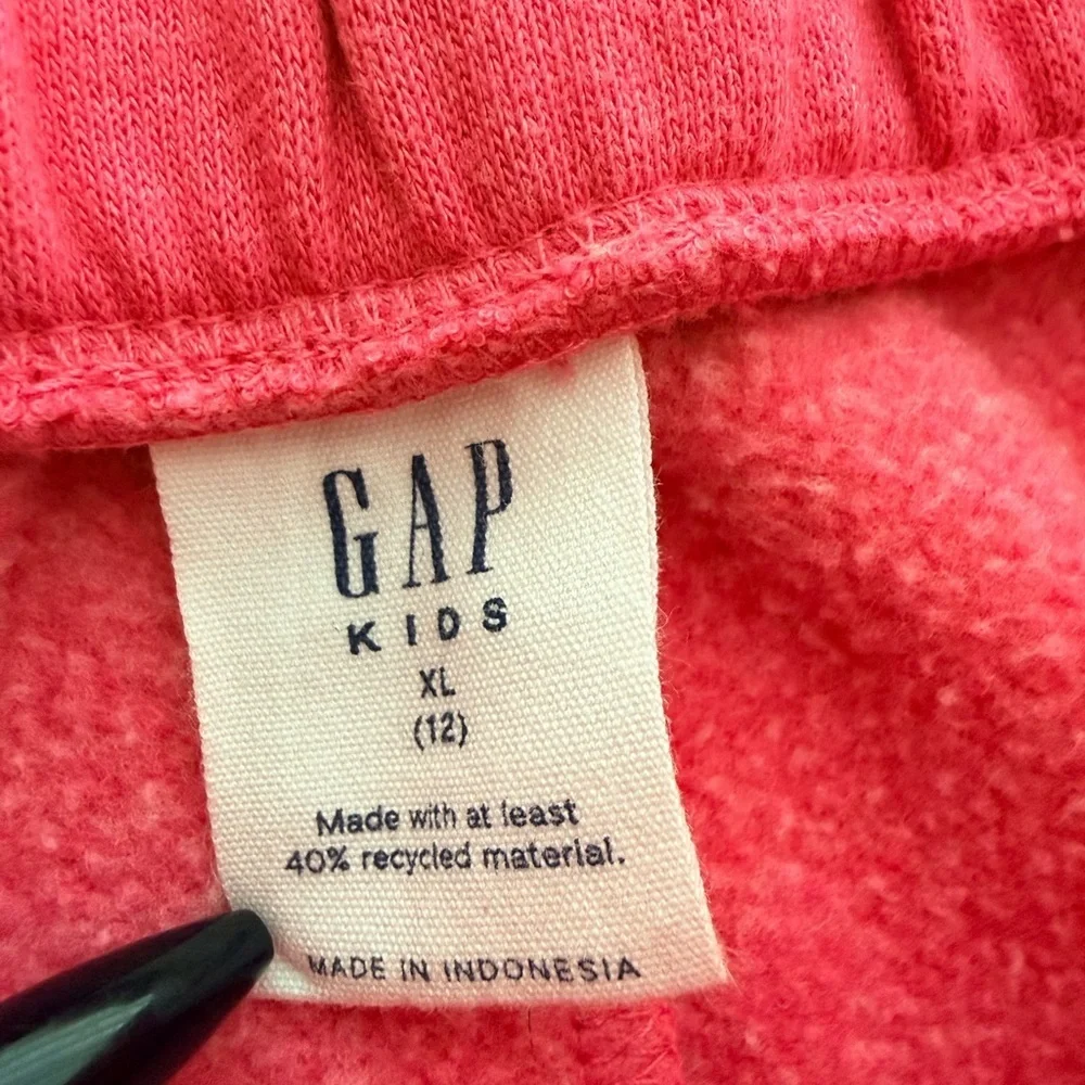 Gap Kids Pink Logo Pull On Shorts Girls XL 12